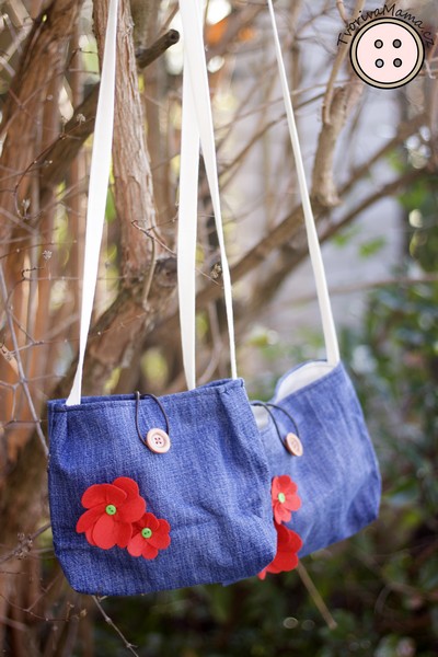 Upcycling Old Jeans Into a Handbag - The Creative Mom