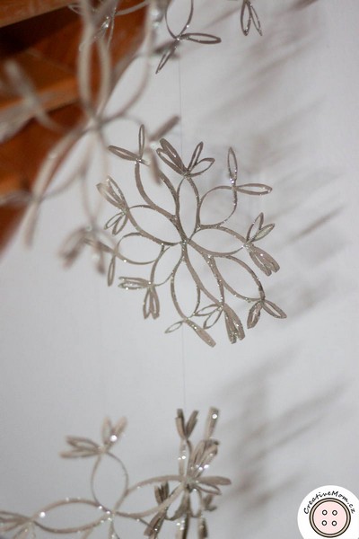 recycled snowflakes