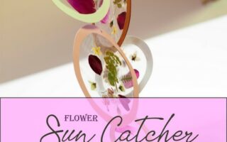 Flower sun catcher