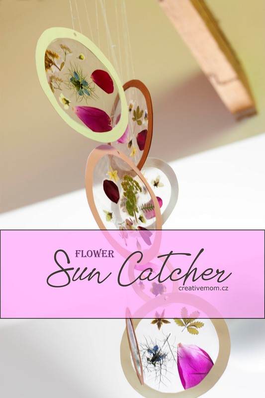 Flower sun catcher