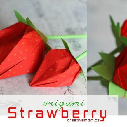 origami strawberry